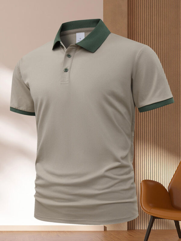 Summer Polo Shirt Printed T-shirt Short Sleeve High-end Lapel - Image 10
