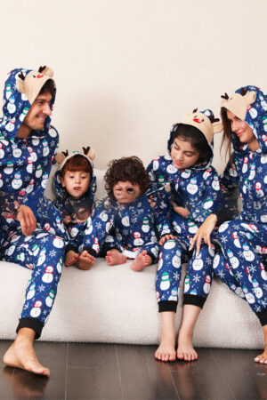 Family Pajamas Suit Baby Boys Girls Women's Clothing Men's Christmas One-piece Pajamas