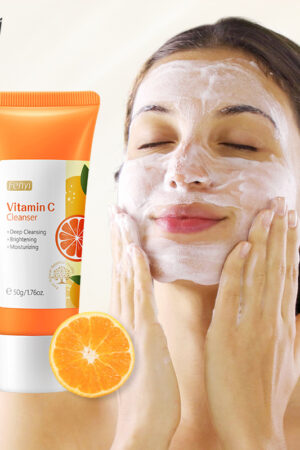 Vitamin C Facial Cleanser 50g Gentle Pore Cleansing Moisturizing Facial Cleanser