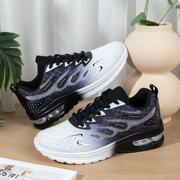 Women's Breathable EVA Sneakers Casual Student Running Shoes Low Top Mesh Outdoor Plus Size Slip-On Sports Shoes Summer - Image 3