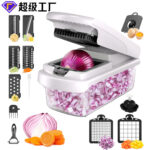 Multi-functional Vegetable Cutter Kitchen Vegetable Cutter Slicer Grater Vegetable Cutter Polishing Silk Artifact
