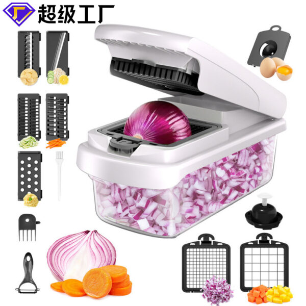 Multi-functional Vegetable Cutter Kitchen Vegetable Cutter Slicer Grater Vegetable Cutter Polishing Silk Artifact