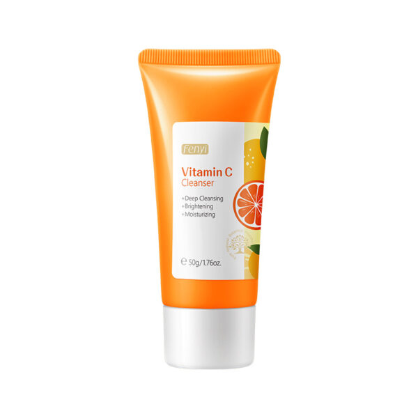 Vitamin C Facial Cleanser 50g Gentle Pore Cleansing Moisturizing Facial Cleanser - Image 5