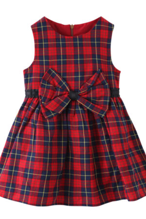Cross-border Fashion Gentlemen's Dress For Boys And Girls Summer New Short-sleeved Plaid Shorts Suit Children's Performance Suit Brother And Sister Suit