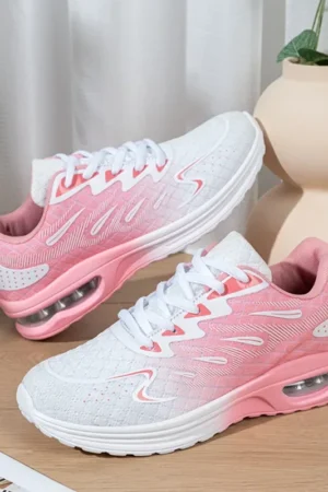 Women's Breathable EVA Sneakers Casual Student Running Shoes Low Top Mesh Outdoor Plus Size Slip-On Sports Shoes Summer
