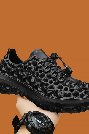 Fashion Non-slip Slippers Men's Summer New Thick-soled Beach Sandals Men's Distinctive Trendy Durian Hole Shoes