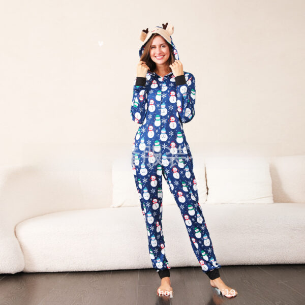Family Pajamas Suit Baby Boys Girls Women's Clothing Men's Christmas One-piece Pajamas - Image 5