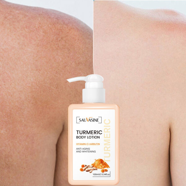 Cross-border Spot SAUVASINE Turmeric Body Milk Brightens Skin Gently Brightening Source Manufacturers Wholesale Genuine - Image 2