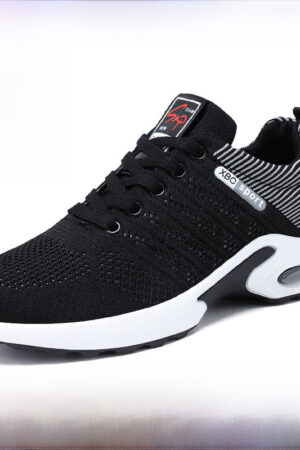 Shoes Men's Spring And Autumn New Breathable Air Cushion Running Shoes TEMU Cross-border Leisure Light Soft Bottom Sneaker Men's