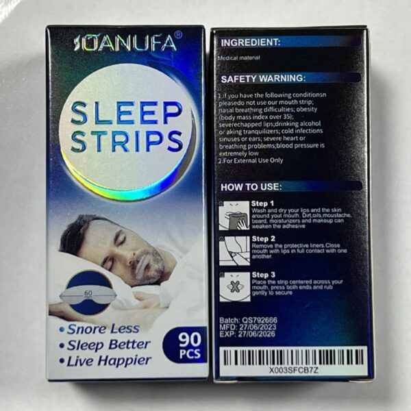 3 Anti-open Mouth Mouth Breathing Stickers Mouth Sealing Stickers Anti-snore Stickers Sleep Corrector Shut Up Artifact Breathing Closed Mouth Stickers Children - Image 3