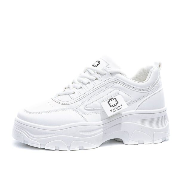 Spring New Korean Style Plus Size Daddy Shoes Female Students Online Red Sneaker Female Casual Platform Height Increasing Shoes - Image 5