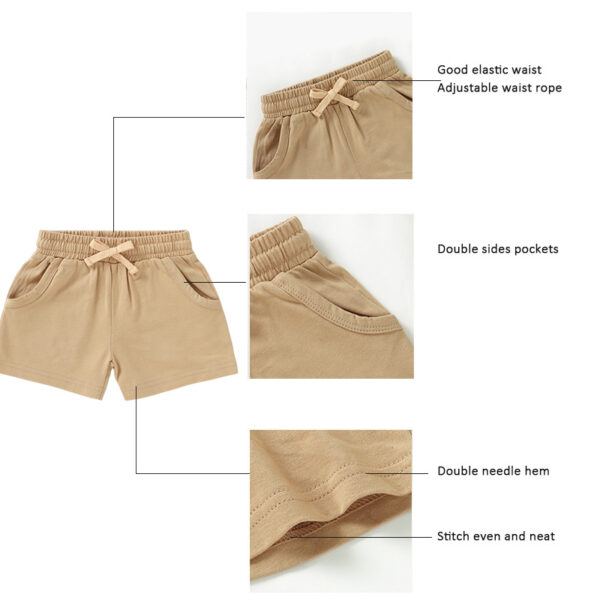 Foreign Trade Baby Short Sleeve Suit Ins Style Children's T-shirt Summer Baby Short Sleeve Two-piece Children's Home Wear Children's Short Sleeve - Image 3