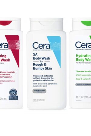 US Version Of Cera/Fuve/Shile Foam-free Salicylic Acid Body Soap Moisturizing Exfoliating Chicken Skin Moisturizing Cross-border Exclusive
