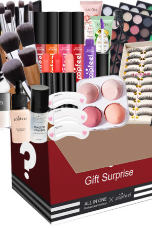 POPFEEL Makeup Tool Set Brush Puff Color Number Random POP003