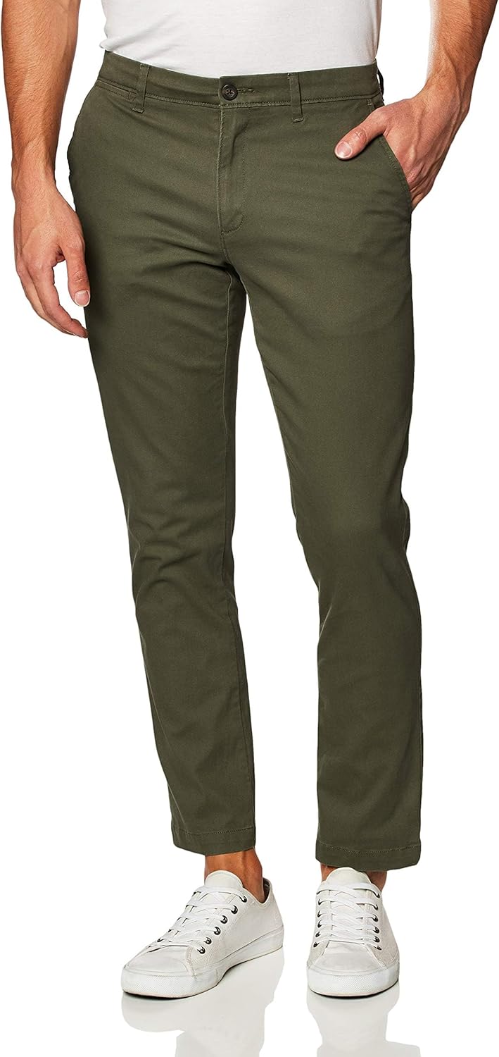 Amazon Essentials Men’s Slim-Fit Casual Stretch Chino Trouser