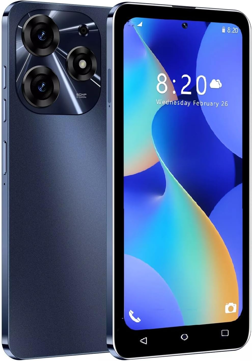 Global Unlocked New Android 3G Smartphone 5.2″ Cellphone Dual SIM – Entry-Level Phone for Calls & Light Apps