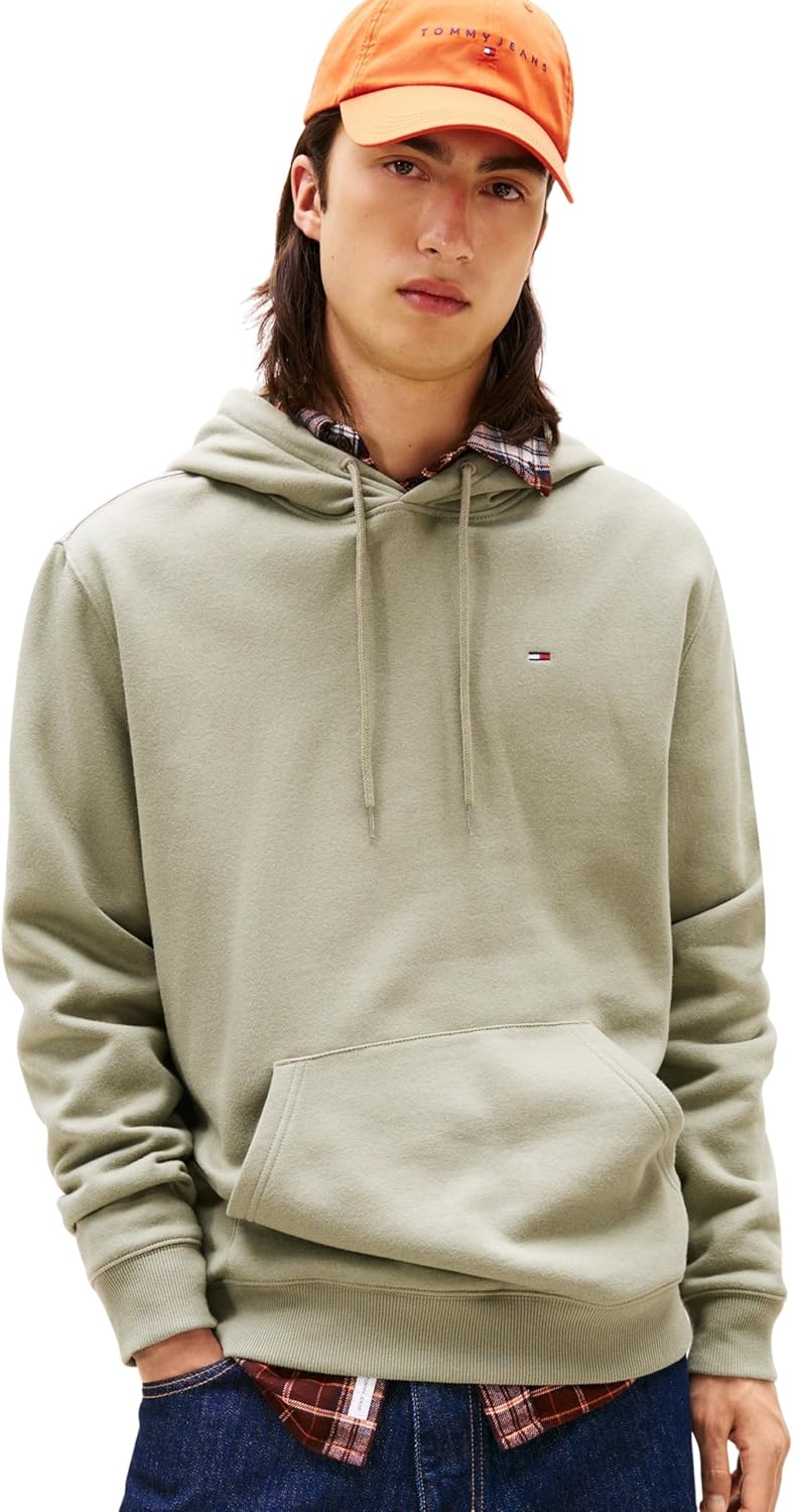 Tommy Jeans Men’s Regular Fit Flag Fleece Hoodie