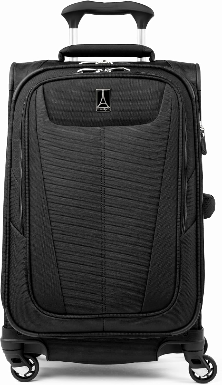 Travelpro Maxlite 5 Softside Expandable Luggage with 4 Spinner Wheels, Lightweight Suitcase, Men and Women, Black, Carry-on 21-Inch, Maxlite 5 Softside Expandable Spinner Wheel Luggage