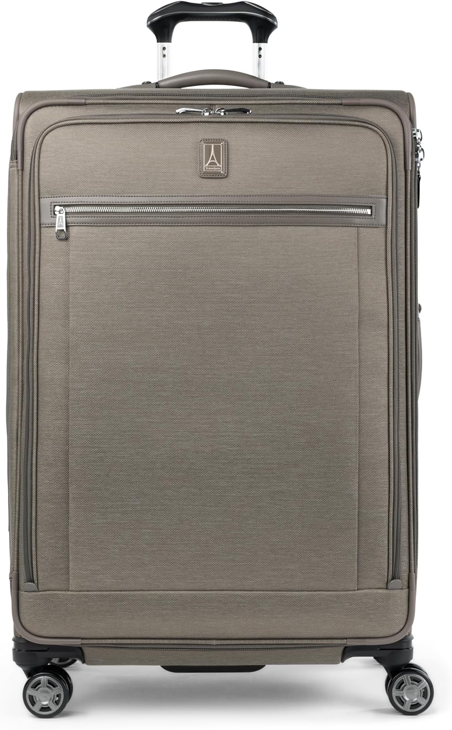 Travelpro Platinum Elite Softside Expandable Checked Luggage, 8 Wheel Spinner Large Suitcase, TSA Lock, Men and Women