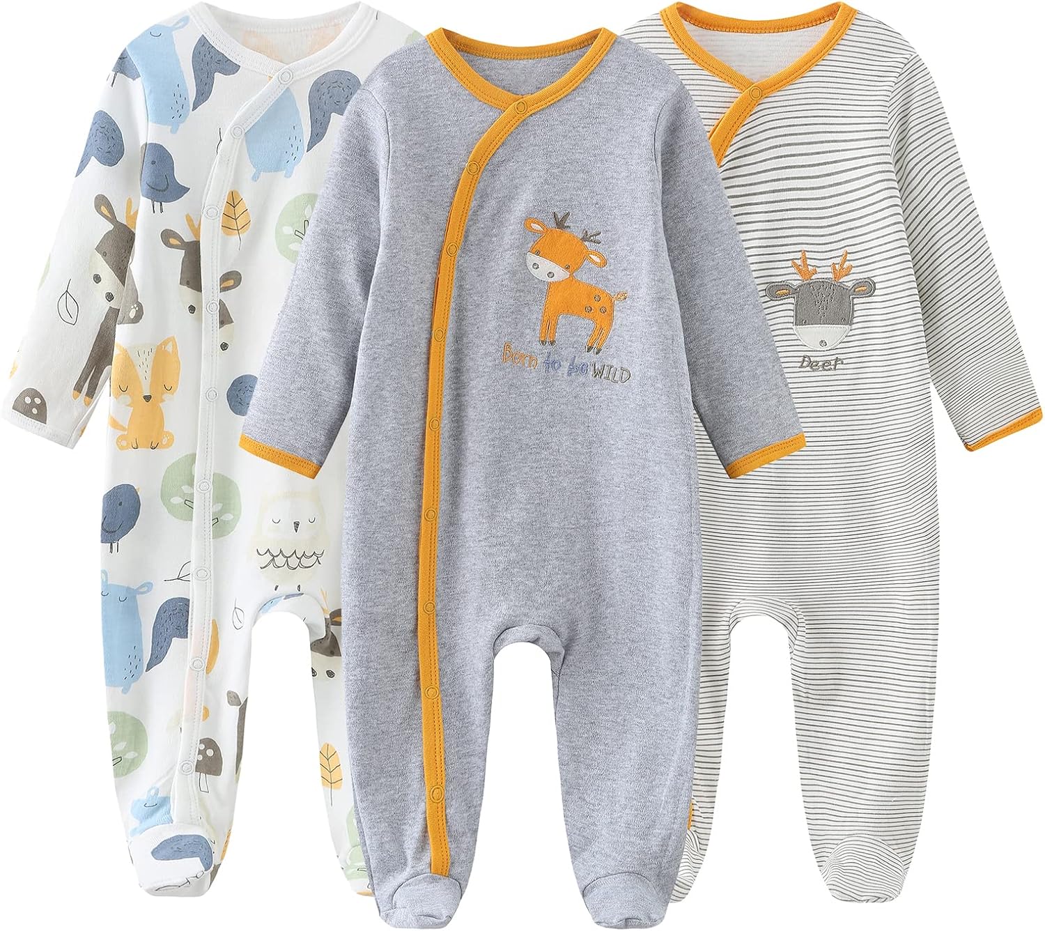 Baby Clothes Unisex Newborn Baby Grow one-Piece for Boys and Girls
