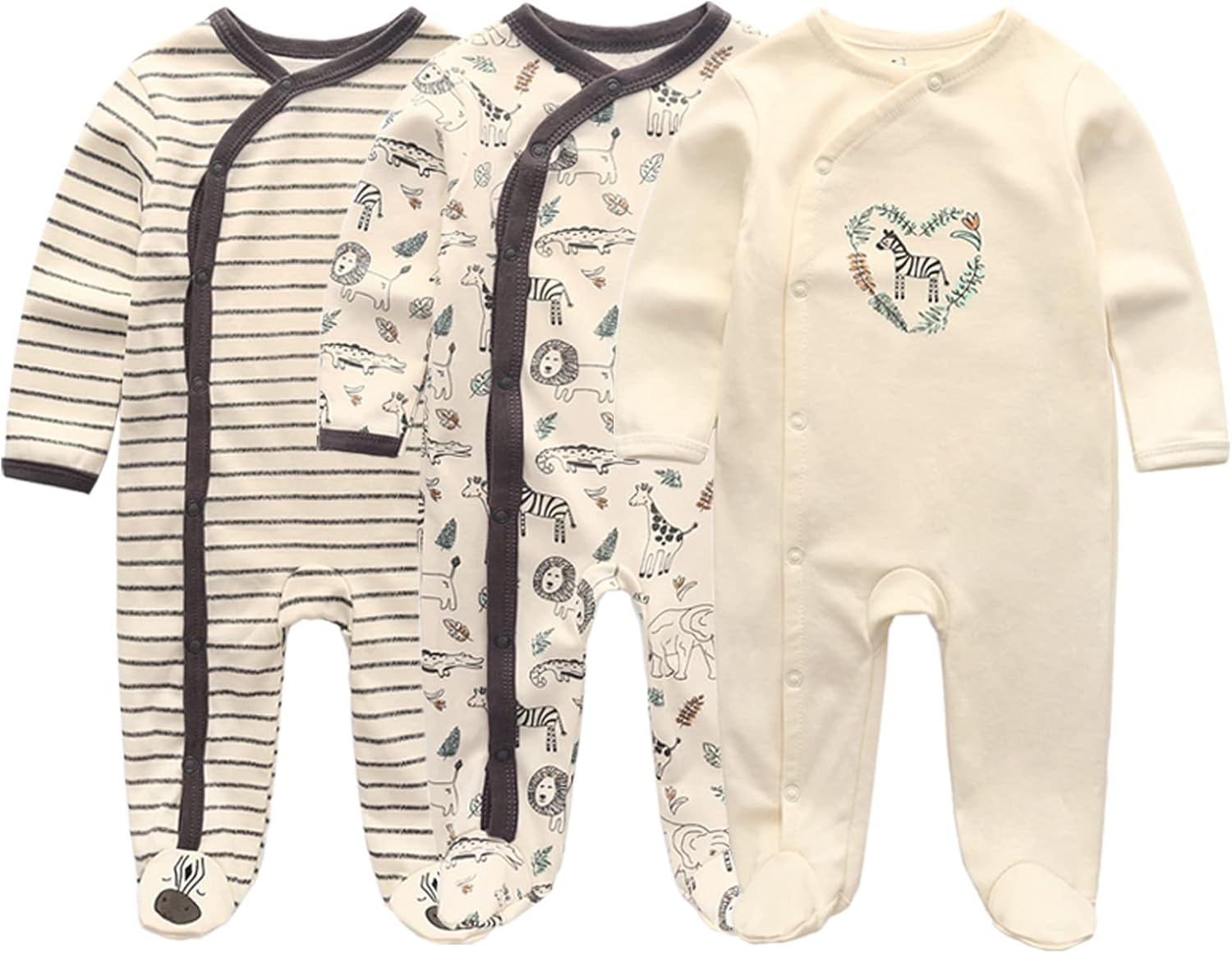 Baby Clothes Unisex Newborn Baby Grow one-Piece for Boys and Girls