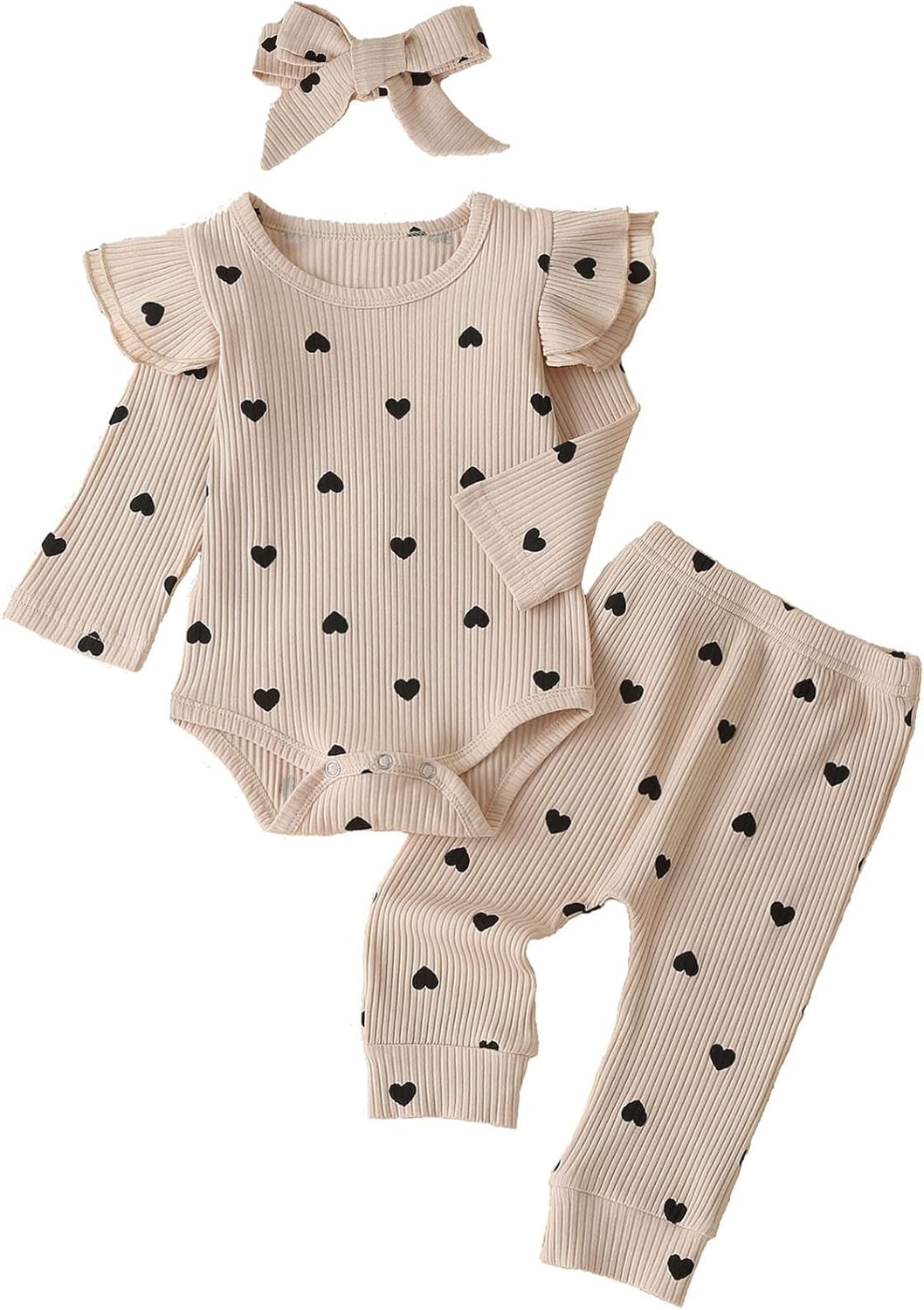 Baby Girl Clothes Outfits White Lace Ruffle Romper Top +Jeans Shorts Clothing Set 3-24 Months