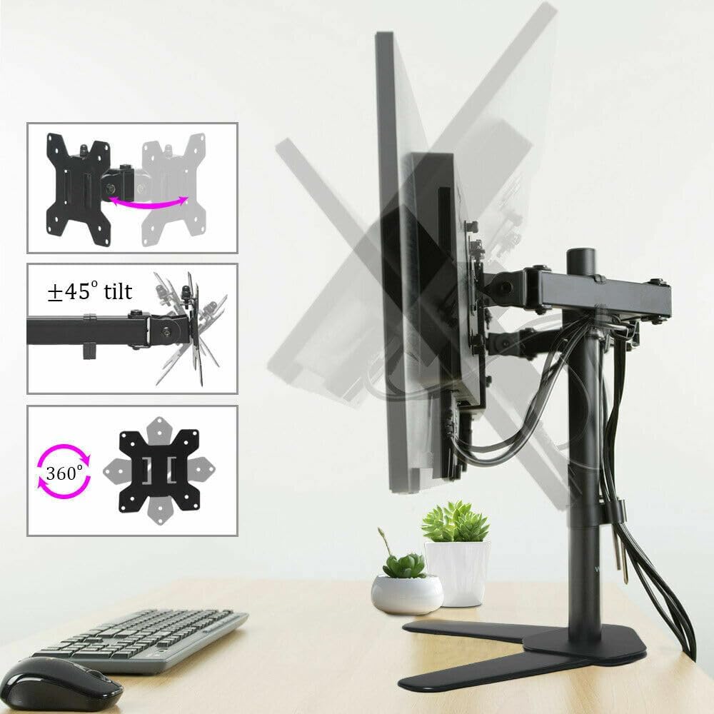 Dell Complete Dual 22 inch Monitors Optiplex 3020 SFF Set – Intel Core i5-4570, 8GB RAM – 250GB SSD – WiFi – Windows 11 Pro 64-Bit Desktop PC Computer (Renewed)