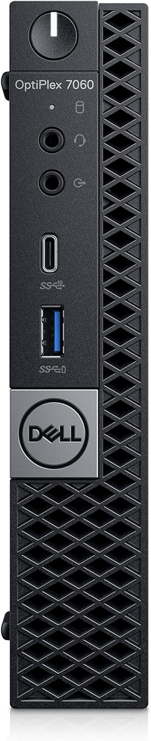 Dell OptiPlex 7060 MFF Micro Mini Tiny Desktop Computer PC i5 8500T 16GB RAM 256GB M.2 NVMe SSD Windows 11 Pro CV3WX (Renewed)