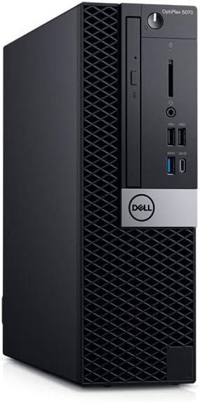 Dell Optiplex 5070 SFF Intel i5-9500 Ultra Fast Small Form Factor Wireless Wi-Fi Desktop PC Computer Windows 11 (256GB – 16GB) (Renewed)