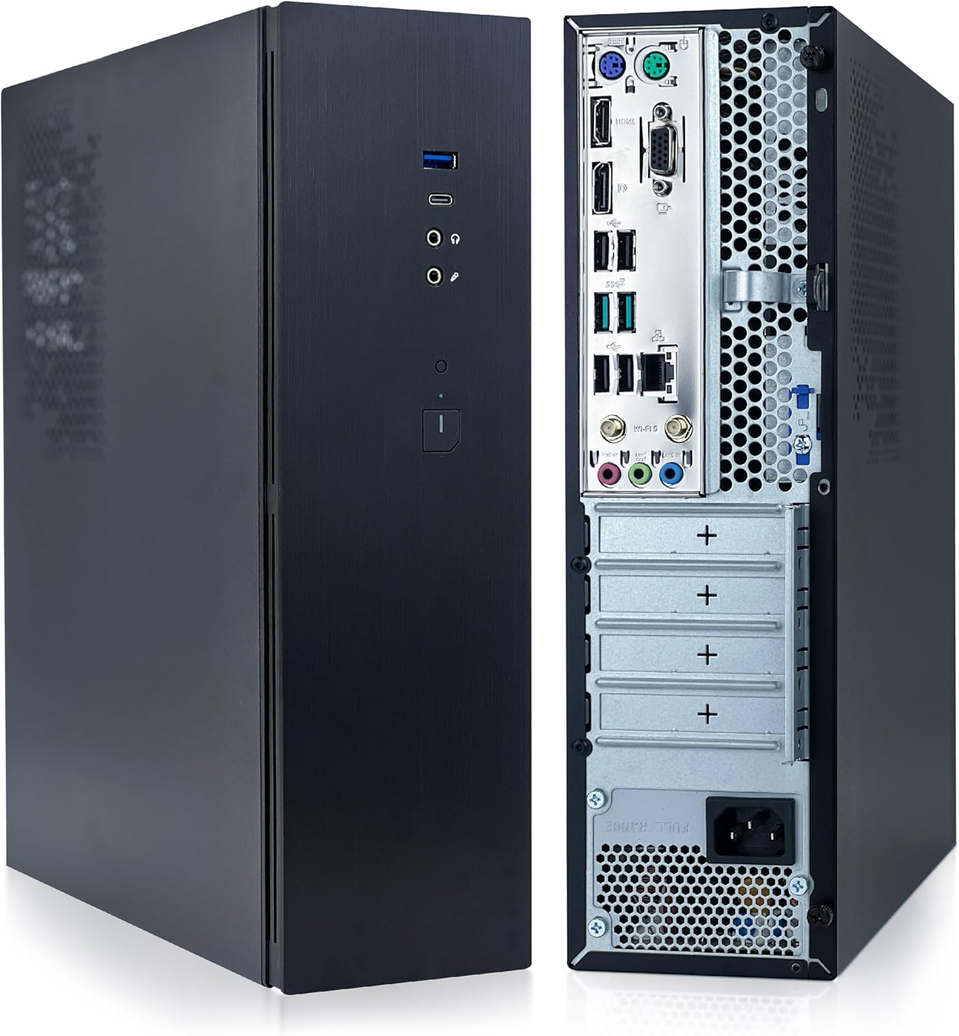 Desktop PC – Intel Core i5-12400 12th Gen • 16GB DDR4 RAM • 512GB NVMe SSD • WiFi 5 & Bluetooth 5.0 • Dual Monitor Support • Windows 11 Pro – Small Form Factor Office & Home Computer