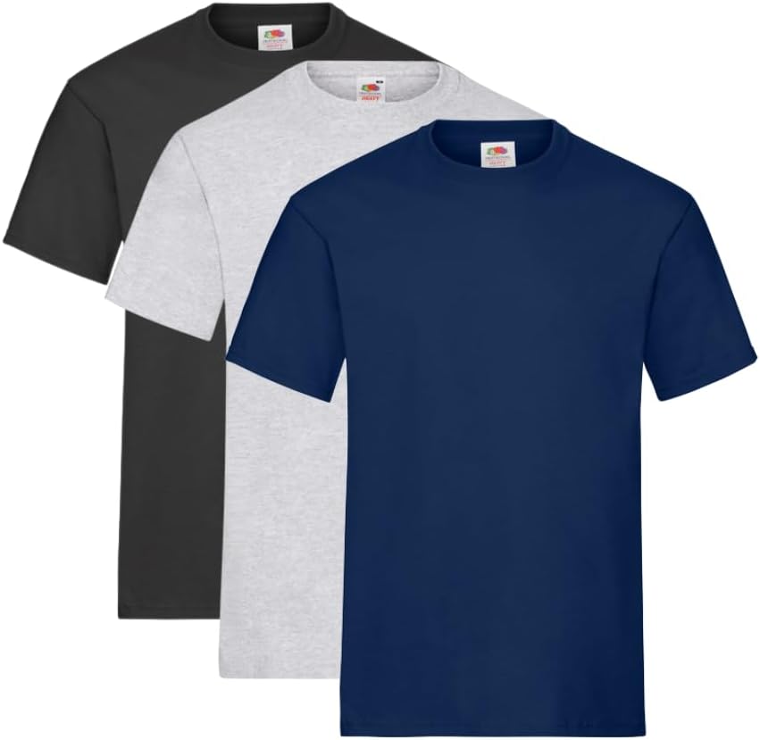 Fruit of the Loom Men’s Heavy T-Shirt Pack of 3