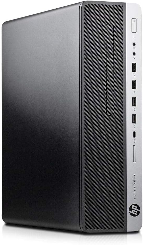HP EliteDesk 800 G3 SFF Desktop Computer PC, Intel Core i5-6500, 16GB RAM, 512GB SSD, WiFi, Bluetooth, US QWERTY Keyboard, Windows 11 Pro (Renewed)