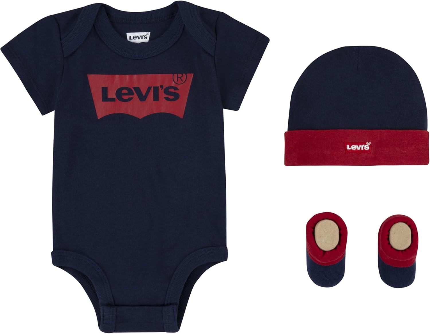 Levi’s Baby Boys Classic Batwing Infant 3-Piece Set