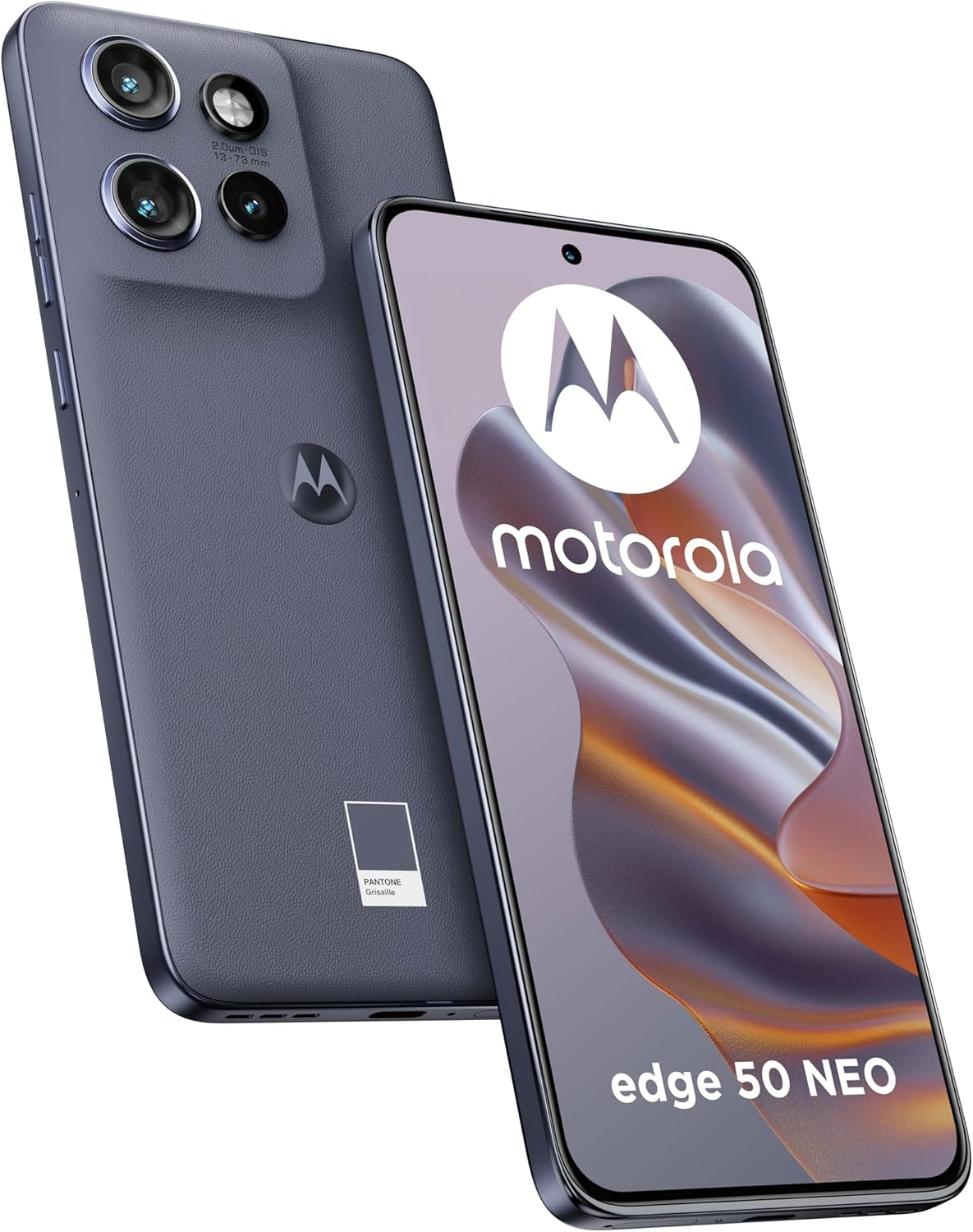 Motorola Edge 50 neo (8/256 GB, Sony LYTIA™ 700C 50+13+10 MP selfie 32 MP, 6.36″ pOLED 120Hz display, IP68, MediaTek MTK 24MP, 4310 mAh battery, 68 W charging, Android 14)