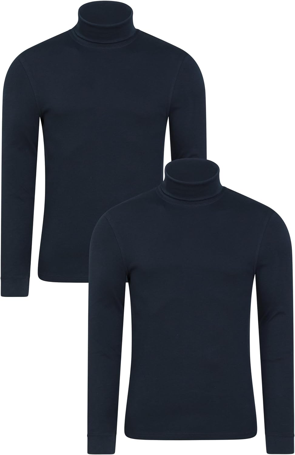 Mountain Warehouse Meribel Mens Thermal Baselayer Top – Combed Cotton Sweater, Roll Neck Jumper, Breathable, Quick Drying & Fitted Sleeves – for Everyday Use