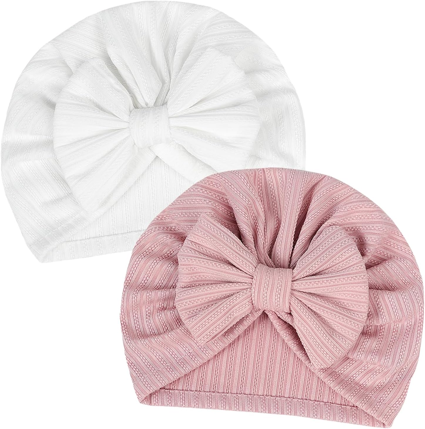 Newborn Baby Hat, Soft Stretchy Baby Turban Hats Infant Girls Boys Cap Nursery Hospital Caps for Newborn Baby, Toddlers