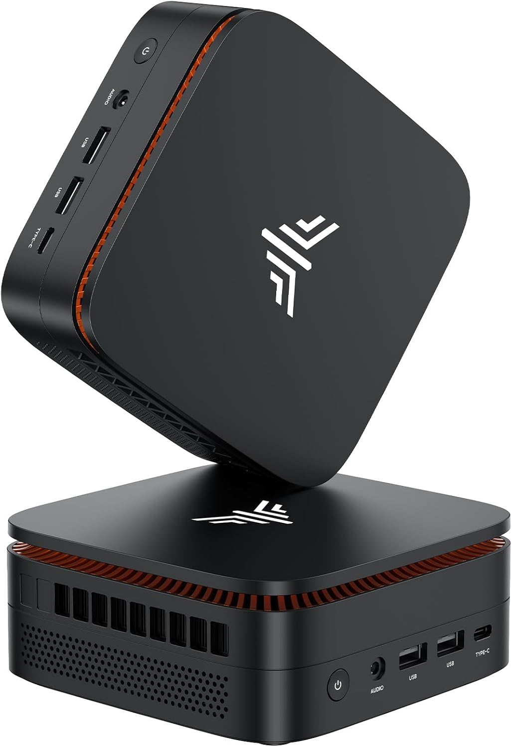 NiPoGi Pinova P1 Mini PC, AMD Ryzen 4300U(Βeats 3300U/N150/N97,Up to 3.7 GHz) Mini Computer, 16GBRAM 256GB SSD Mini PC Windows 11 Pro, Triple 4K Display/USB 3.2/Type-C/HDMI/WiFi/BT for Home Office