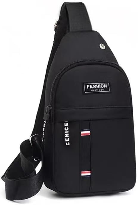 Shoulder Backpack Messenger Bag Adjustable Portable Men’s Outdoor Hiking Sports Chest Bag