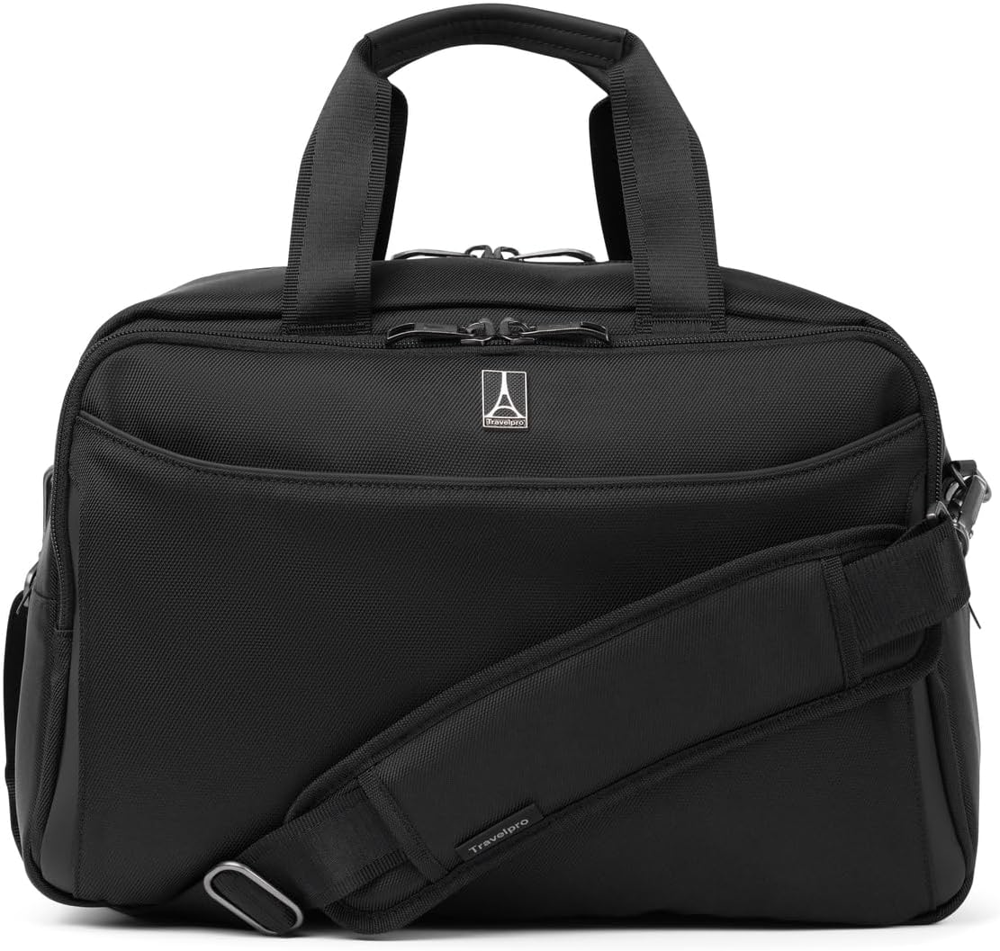 Travelpro Crew Classic Lightweight Softside Luggage, Black, Crew Classic Lightweight Softside Underseat Travel Tote Bag