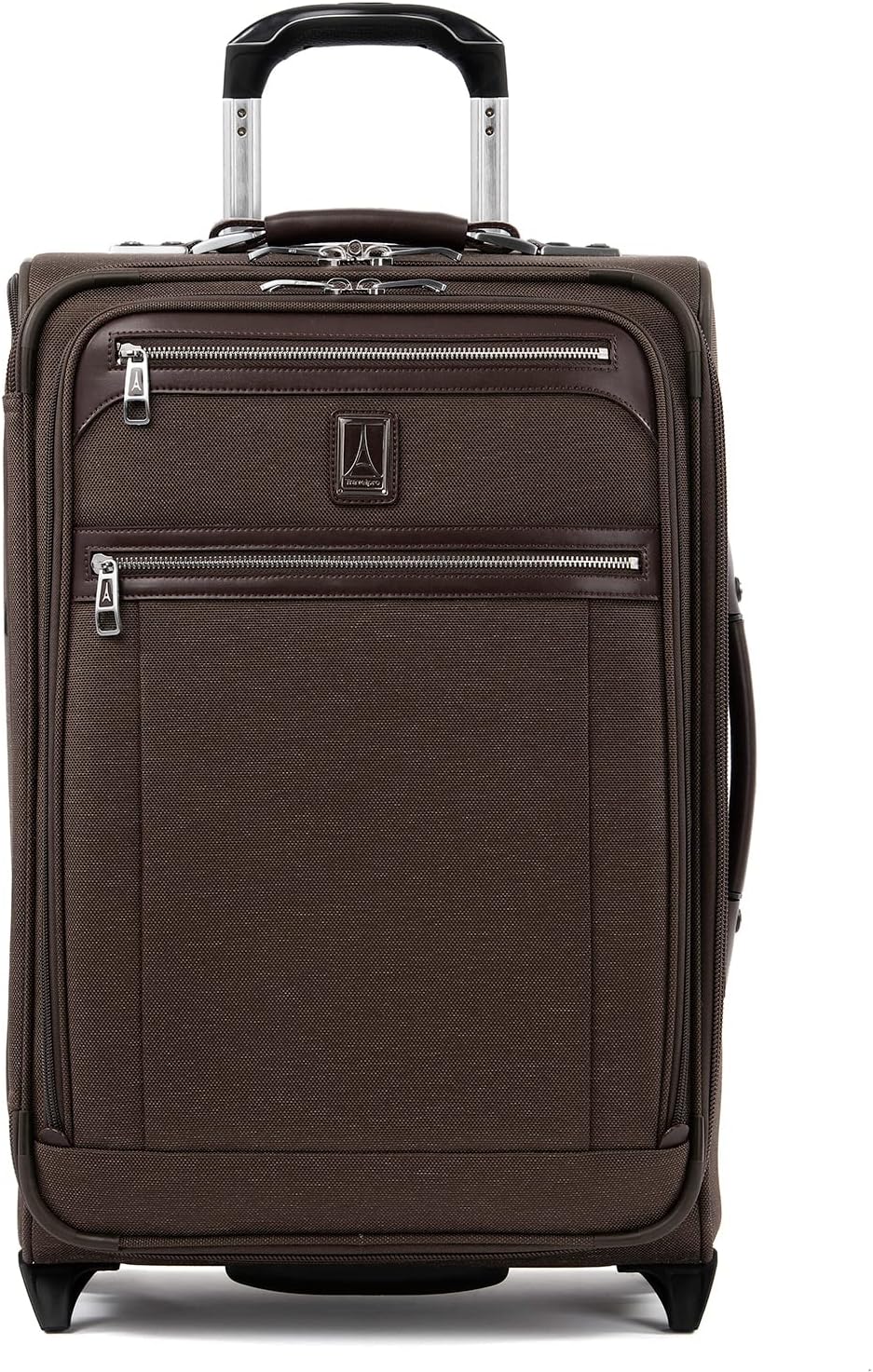 Travelpro Luggage Platinum Elite 22″ Carry-on Expandable Rollaboard w/USB Port, Rich Espresso
