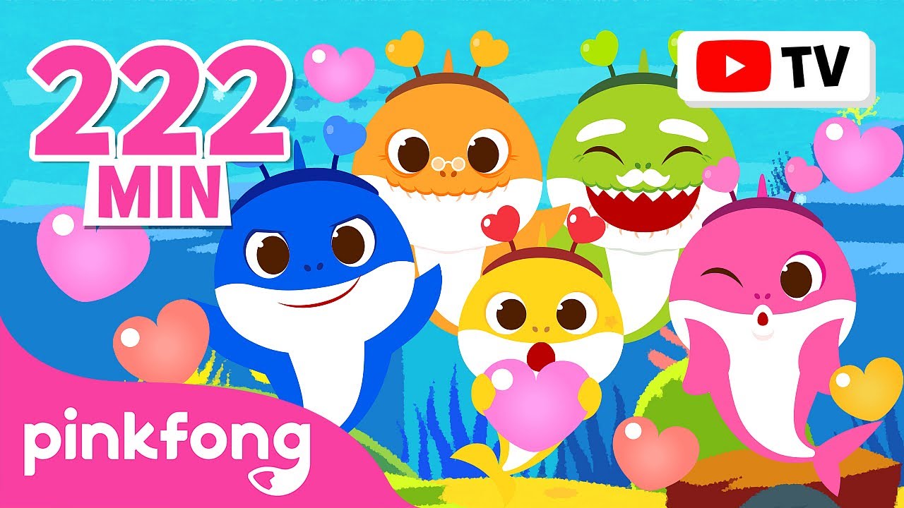 Valentine’s Day Special Compilation 💘 | Skidamarink | I Love You Songs | Pinkfong Official