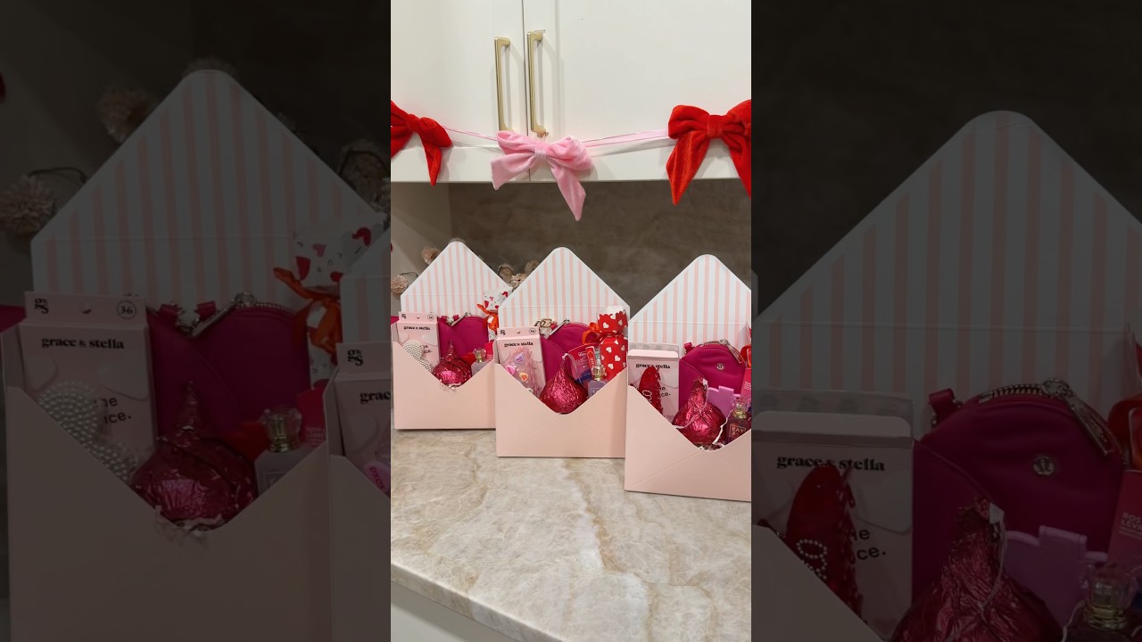 Valentine’s Day gift baskets 💌 #valentinesday #valentinesdaygift #asmrvlog #giftbasketideas