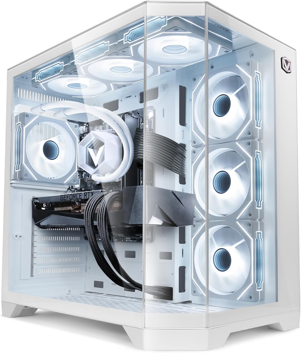 Vibox Gaming PC • AMD Ryzen 7 5700X 4.6GHz • Nvidia RTX 5070 12GB • 32GB RAM • 1TB SSD • Windows 11 • WiFi • White